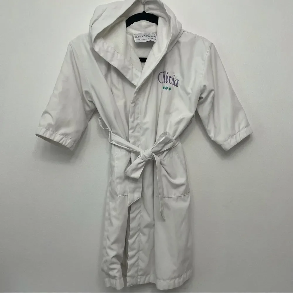 Microfiber Kids Hooded Bathrobe Personalized with 